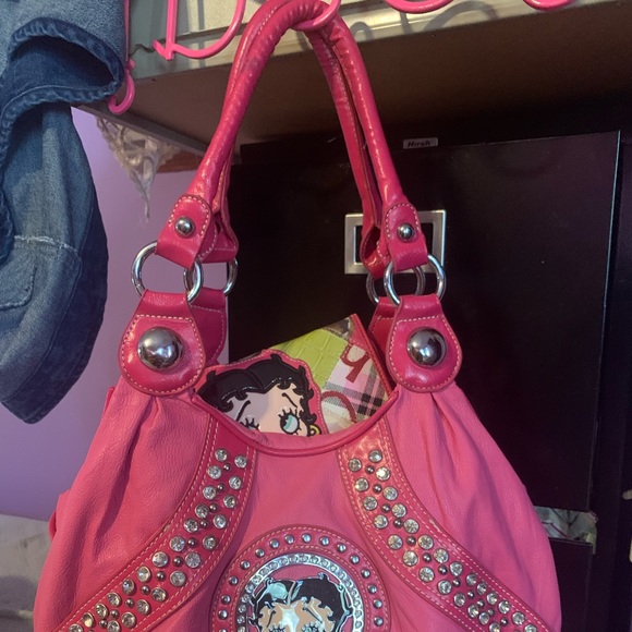Rare beautiful Rose pink bettyboop with match wallet - Picture 2 of 3